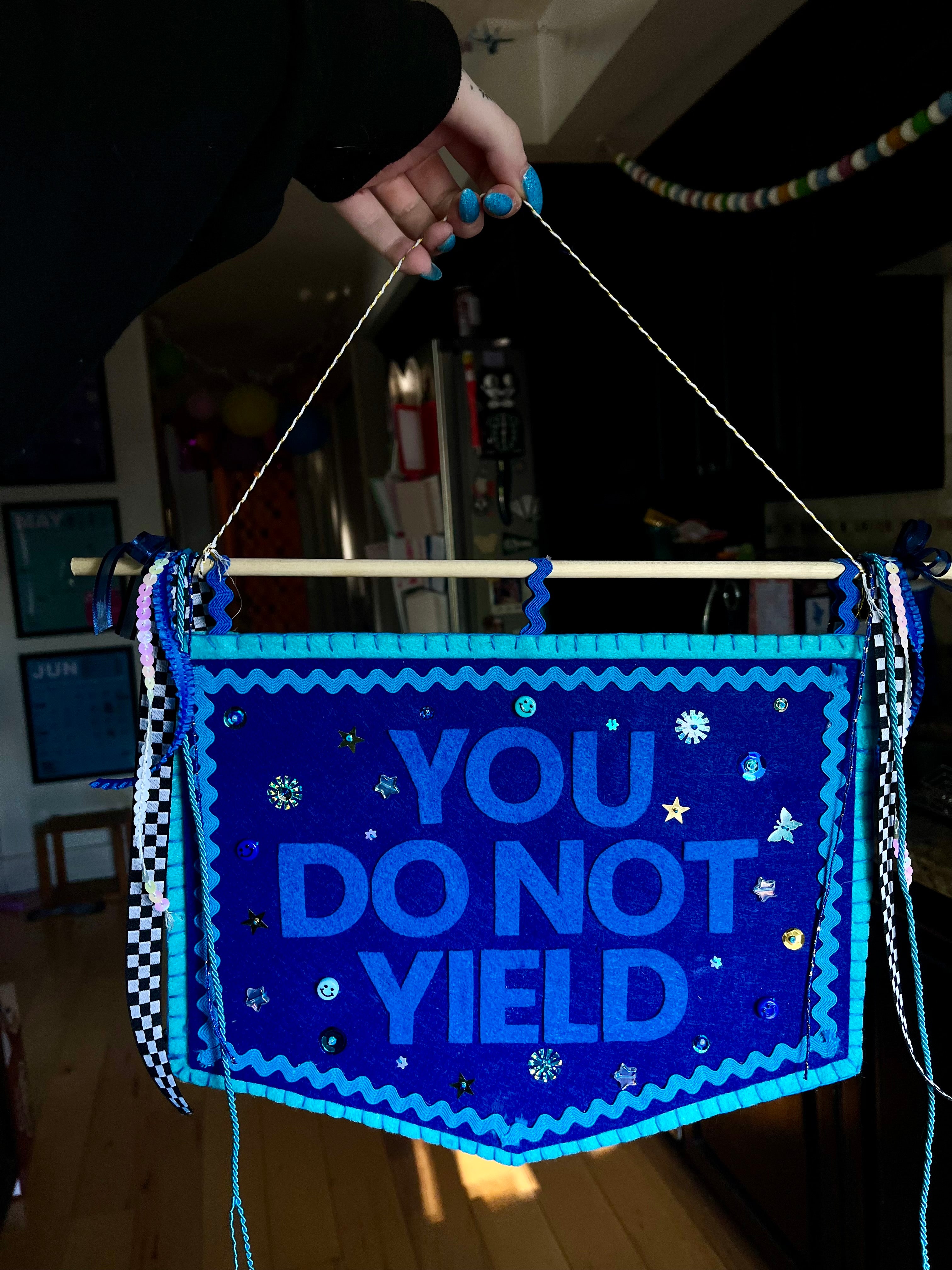 custom felt banner