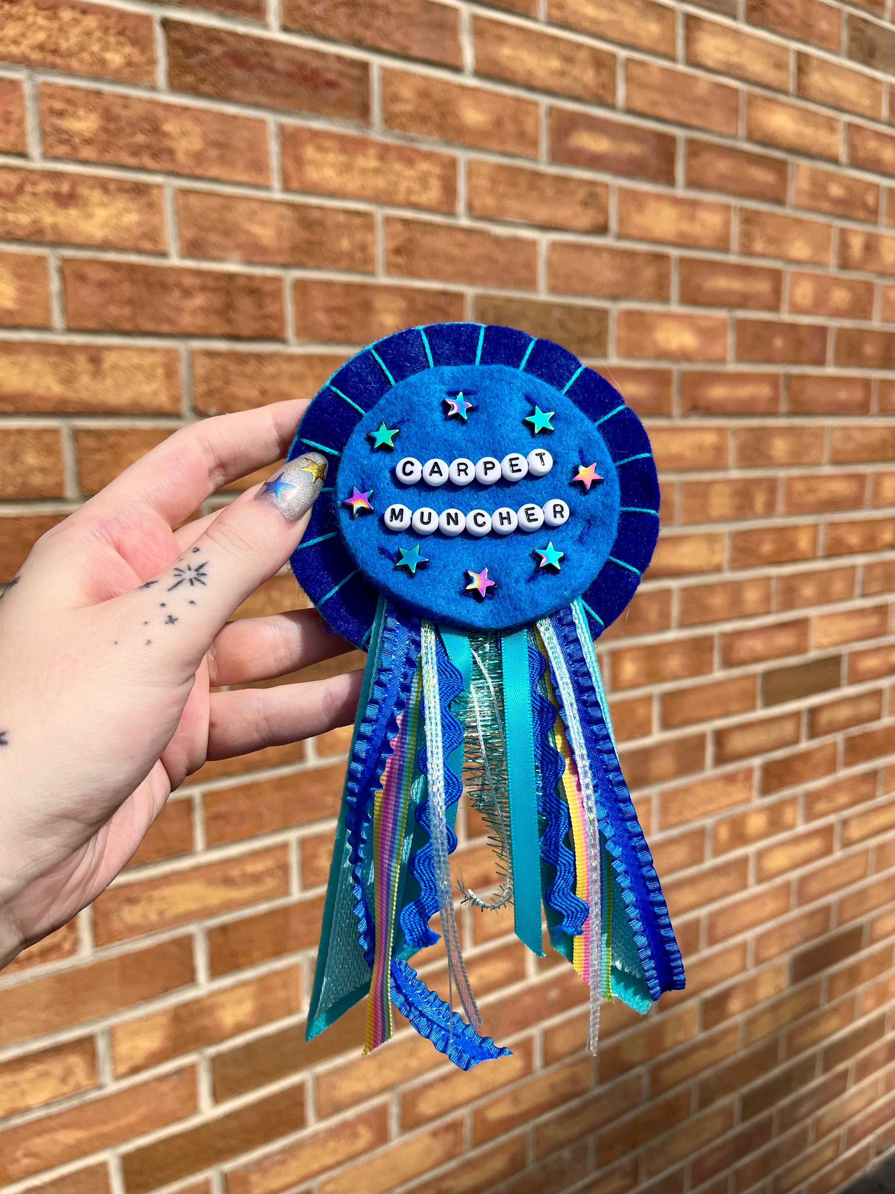 custom felt prize ribbon