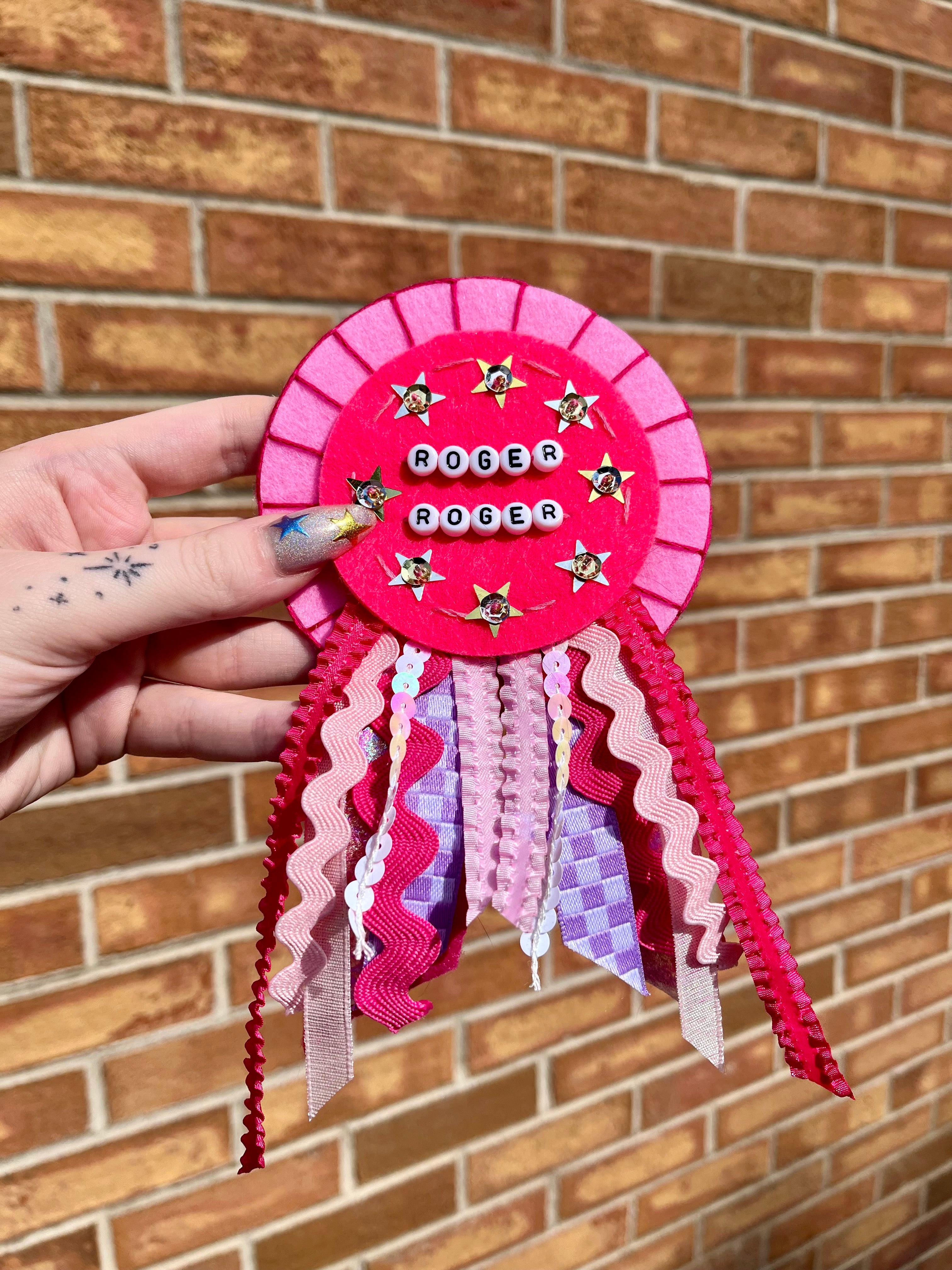 custom felt prize ribbon