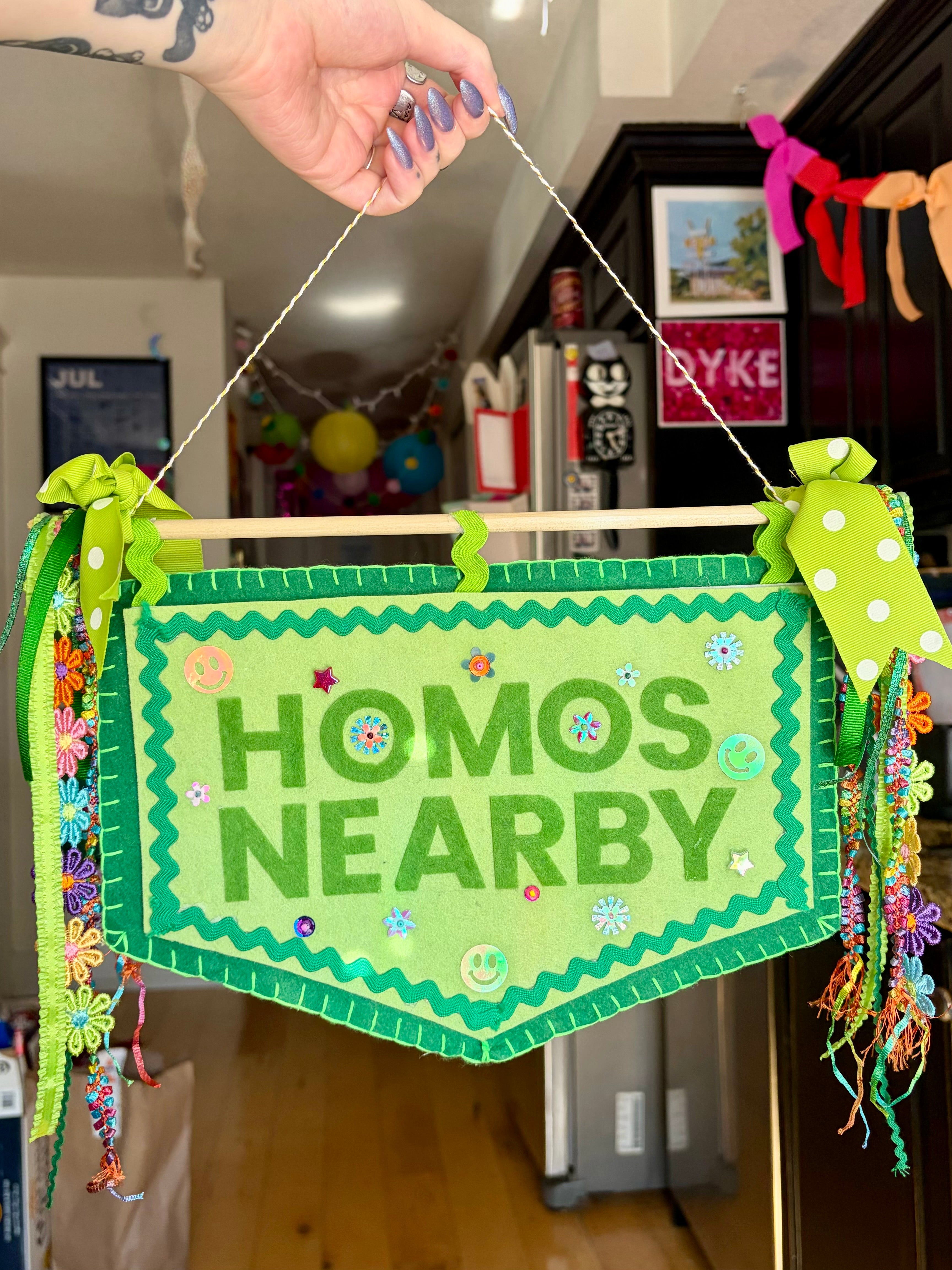 custom felt banner