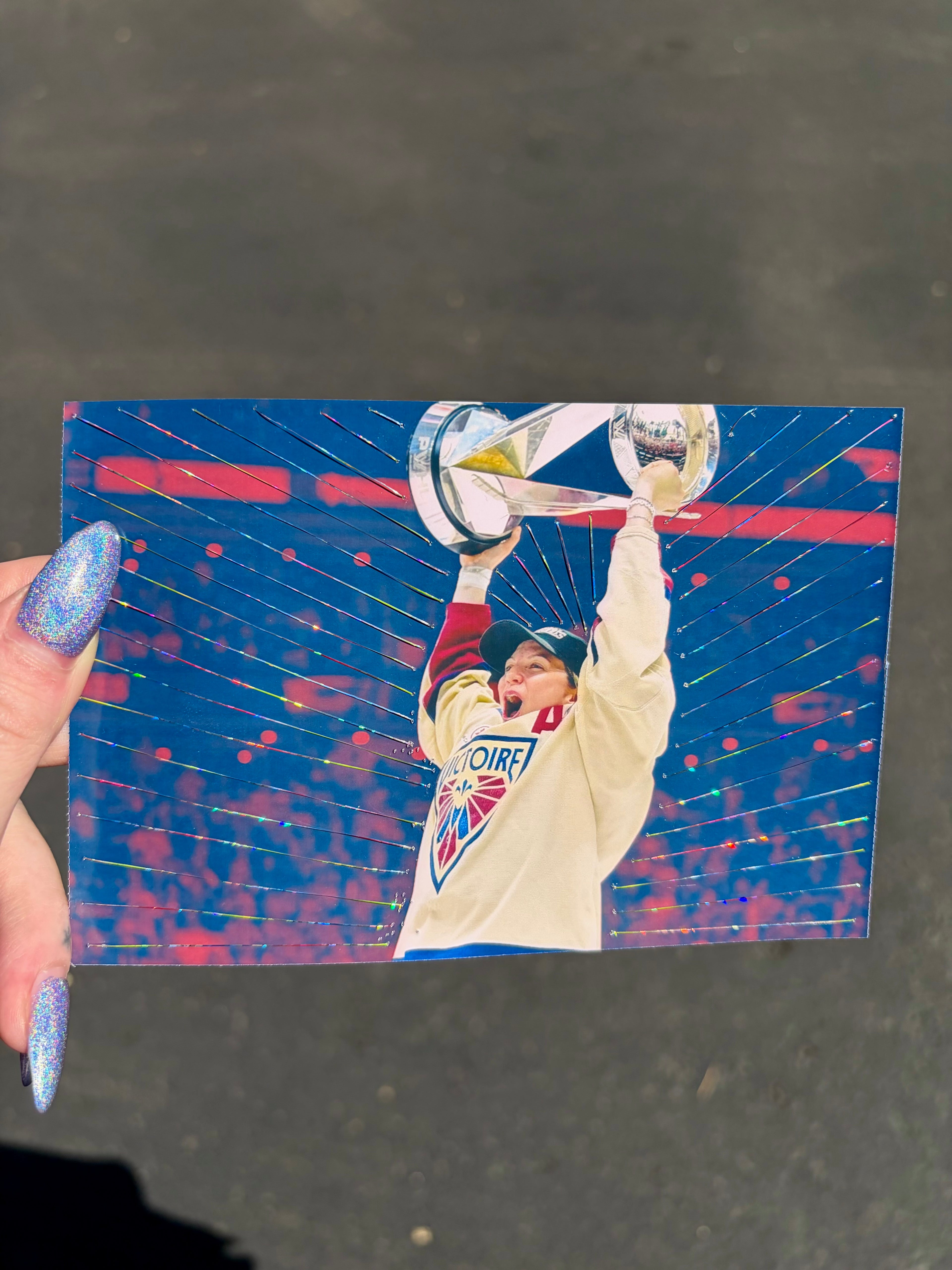 custom embroidered photo